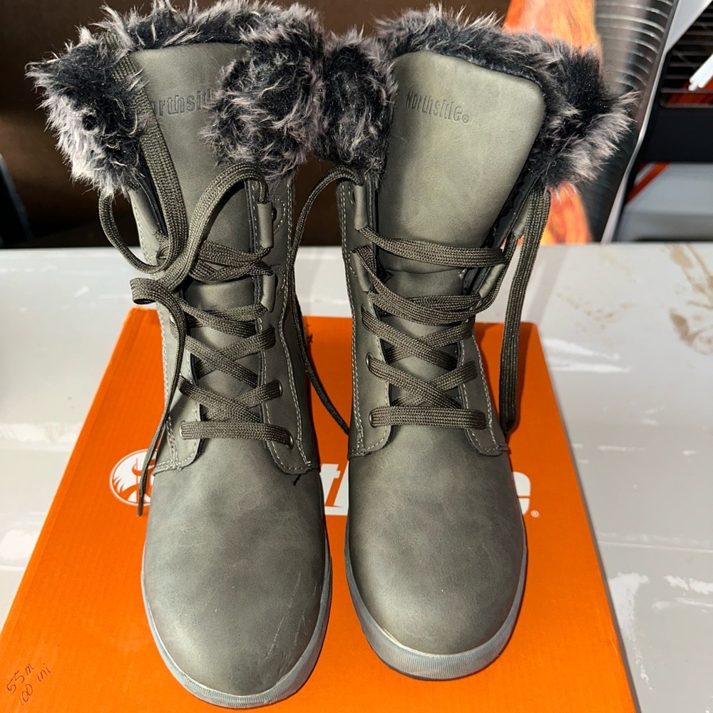 Northside Women's Brookelle SE Winter Boots - Olive - Size 8